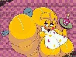 cupcake_(fnaf), toy_chica_(fnaf), y/n, five_nights_at_freddy's, thedicock