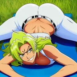 candice_catnipp, bleach, bleach:_the_thousand-year_blood_war, 1girls, above_view