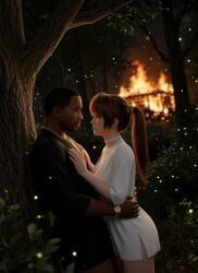 carl_johnson, kasumi_(doa), dead_or_alive, grand_theft_auto, grand_theft_auto:_san_andreas