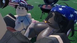 robloxian, roblox, robinmorserr34, 1boy, 2girls