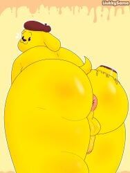 pompompurin, liukky, balls, big_ass, big_butt