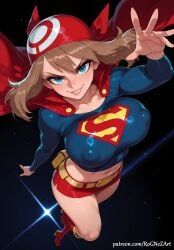 may_(pokemon), supergirl_(cosplay), dc, dc_comics, nintendo