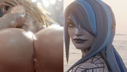 casey_lynch, pandora_(guitar_hero), guitar_hero, 2girls, female