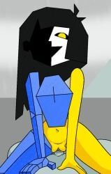 ena_(joel_g), ena_(series), impstripe, black_hair, black_sclera