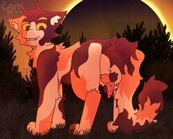 sol_(warriors), warriors_(book_series), cgm, animal_genitalia, ass