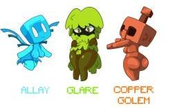 allay_(minecraft), copper_golem, copper_golem_(minecraft), glare_(minecraft), golem_(minecraft)