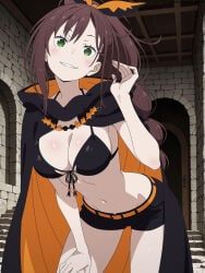 shaula_(re:zero), re:zero_kara_hajimeru_isekai_seikatsu, 1girls, belly, belly_button