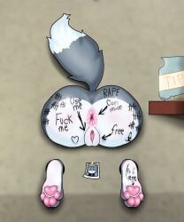 willow_(piggy), piggy_(game), momazos26412, anus, anus_focus
