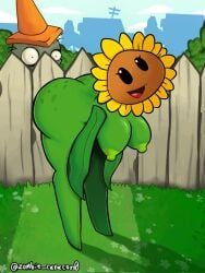 sunflower_(pvz), zombie_(pvz), plants_vs._zombies, plants_vs_zombies, popcap_games