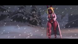 noelle_holiday, deltarune, coolestanon, barefoot, big_ass