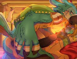 gerudo_link, kass, kass_(zelda), link, link_(breath_of_the_wild)