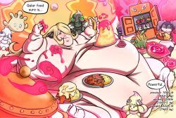alcremie, appletun, cynthia_(pokemon), frost_rotom, indeedee