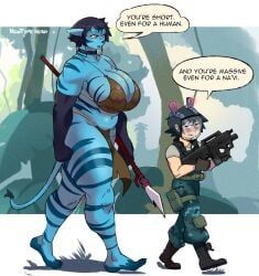 na'vi, paula_(newtype_hero), rob_(newtype_hero), avatar, newtype_hero
