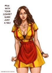 kat_dennings, max_black, 2_broke_girls, jiragora, 1girls