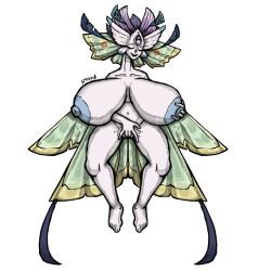 ekka_(monster_train), monster_train, boobs_play, breasts, clothing_cutout