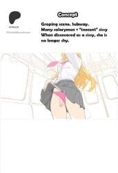 instableunicorn, blonde_hair, femboy, flaccid_penis, school_uniform