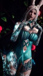 veena, viera, final_fantasy, final_fantasy_xiv, blue_eyes