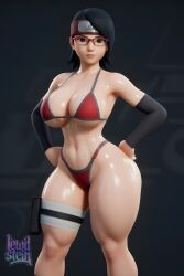 sarada_uchiha, uchiha_sarada, boruto:_naruto_next_generations, lewdstein, 1girls