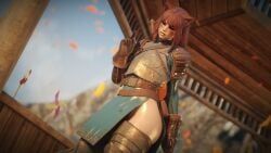 skyrim, the_elder_scrolls, molagballin, armored_female, cat_ears