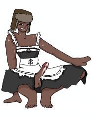 nari6k, maid_dress