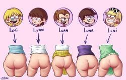 leni_loud, lori_loud, luan_loud, luna_loud, lynn_loud