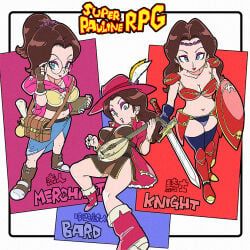 pauline, pauline_(mario), dragon_quest, mario_(series), nintendo