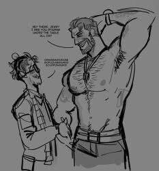 dorian_(date_everything), jerry_(date_everything), date_everything, revealyoursins, armpit