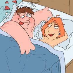 lois_griffin, peter_griffin, family_guy, seth_macfarlane, 1boy1girl