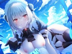 original, navy_(navy.blue), 1girl, bikini, black_bow