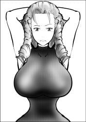 karin_kanzuki, capcom, street_fighter, oppaotintin, arms_behind_head