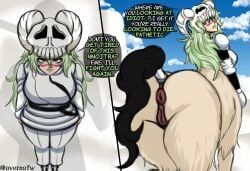 nelliel_tu_odelschwanck, nnoitra_gilga, bleach, overnsfw, big_ass