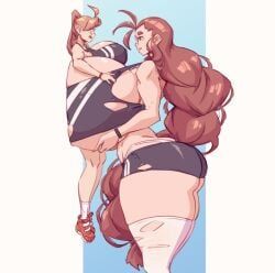 megan_james_(n647), rose_drake_(n647), brother_complex, n647, 2girls