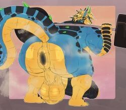 adam_the_wolf, mythology, ghangaji, anthro, anus