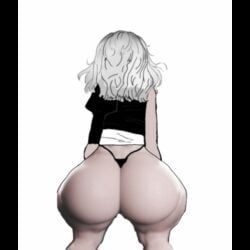 emily_(resident_evil_9:_requiem), resident_evil, resident_evil_9:_requiem, 1girl, big_butt