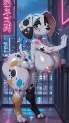 da_vinci_(101_dalmatians), 101_dalmatian_street, 101_dalmatians, disney, synthneon