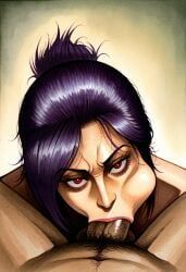 sabia, kingdom_of_deception, 1boy, cheek_bulge, fellatio