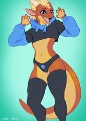 karadur, crescent0100, dancrescentwolf, anthro, belly_button