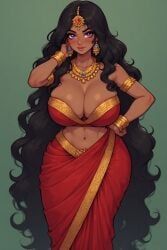 draupadi, hindu_mythology, hinduism, mahabharata, big_breasts