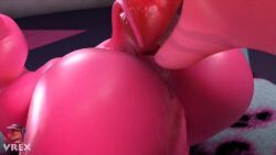 velocirection_(character), velocirection, 3boys, anal, anal_expulsion