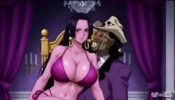 a_pimp_named_slickback, boa_hancock, one_piece, the_boondocks, jabbaman58
