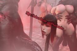 countess_(paragon), the_oni_(dbd), dead_by_daylight, nashandraffxiv, amputated