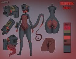 roadiesky, animate_inanimate, anthro, anus, areola