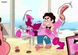 connie_maheswaran, mayor_dewey, spinel_(steven_universe), steven_quartz_universe, cartoon_network