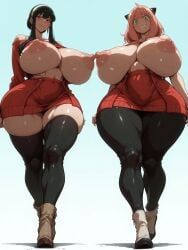 anya_(spy_x_family), anya_forger, yor_briar, yor_forger, aibuta