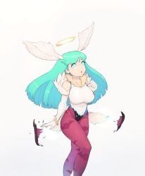 morrigan_aensland, darkstalkers, 34no404, 1girls, alternate_costume