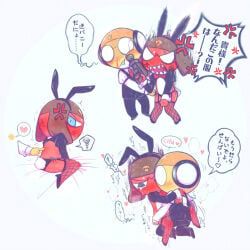 giroro, kururu, keroro_gunsou, angry, angry_expression