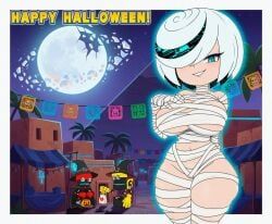 cubot, orbot, sage_(sonic_frontiers), halloween, sonic_(series)