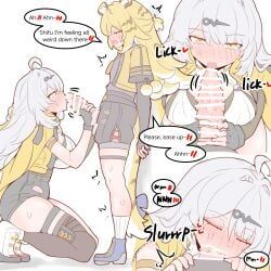 ju_fufu, yixuan_(zenless_zone_zero), zenless_zone_zero, physisyoon, 2girls