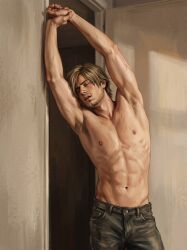 leon_scott_kennedy, resident_evil, resident_evil_4_remake, resident_evil_9:_requiem, 1boy