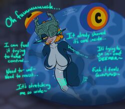 imp_midna, midna, zelda_(tears_of_the_kingdom), zelda_(twilight_princess), eagle_bacon